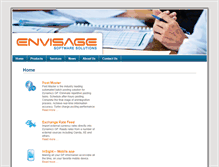 Tablet Screenshot of envisagesoftware.com